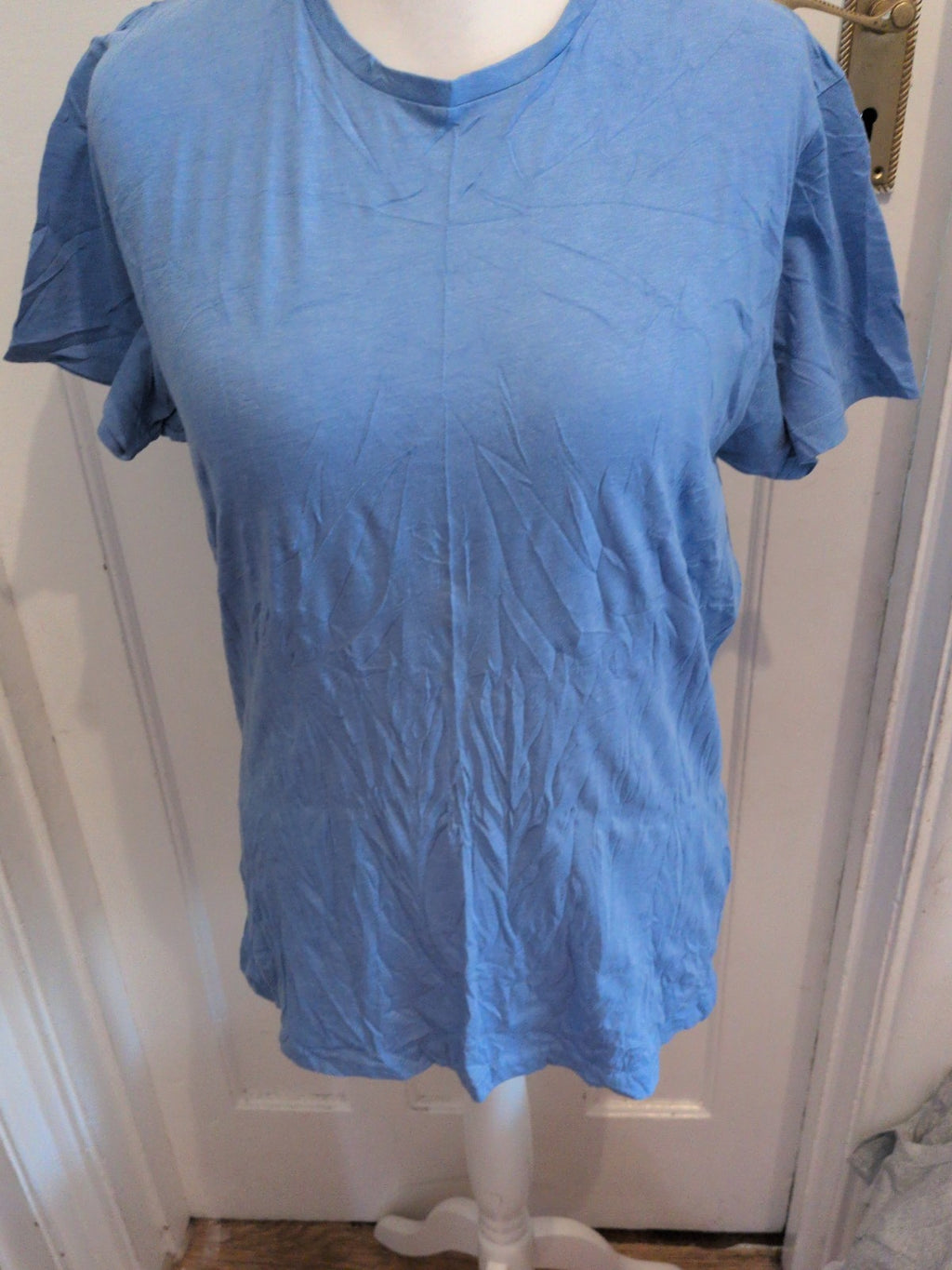 Primark L Slim Fit Ladies Blue T-shirt