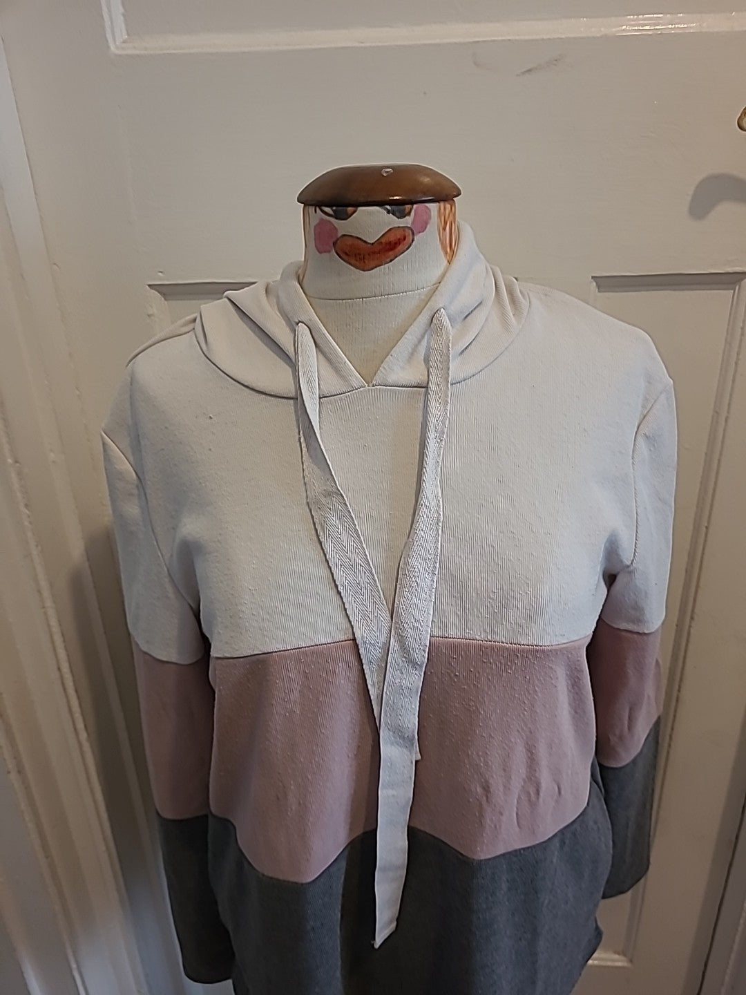 Ladies Blooming Jelly Size Medium Striped Pullover Jumper
