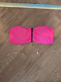14 Pink And Black Bikini Bra Zipped Middle