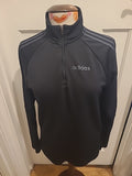 Mens Adidas Size Small Black Long Sleeved Pullover Jumper