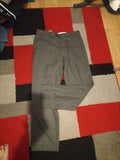Ladies Size 36r Green Check Smart Trousers