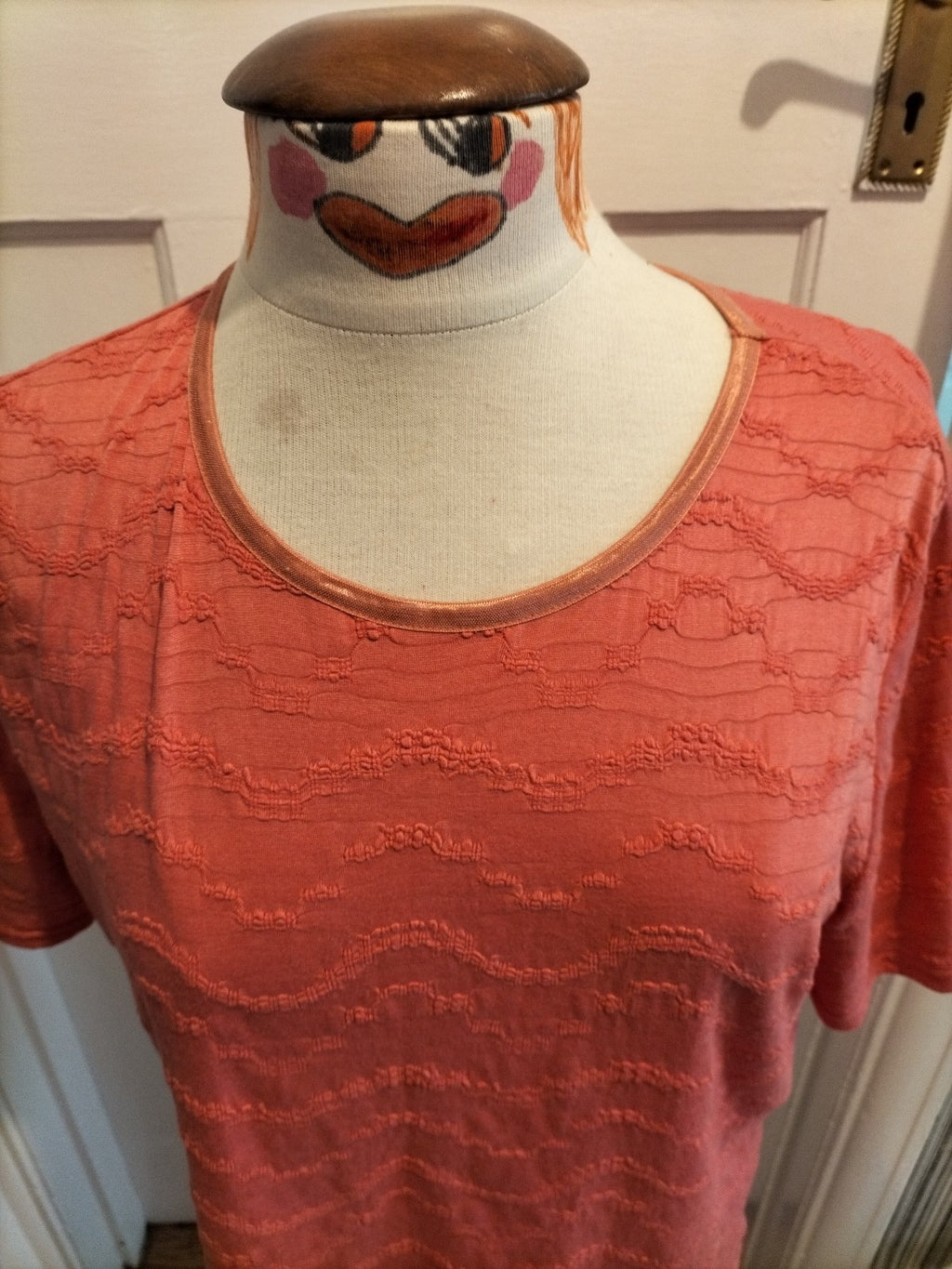 Brand New Ladies Honor Millburn 14-16 Pink Short Sleeved Blouse