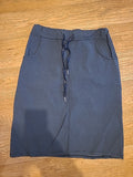 Ladies Size 8 Grey Elasticated Pencil Skirt