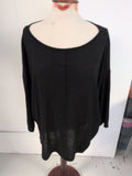 George 20 Black Long Sleeve Blouse