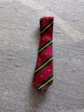 Mens Tie Senator Burgundy,  Green, Gold With Ccc
