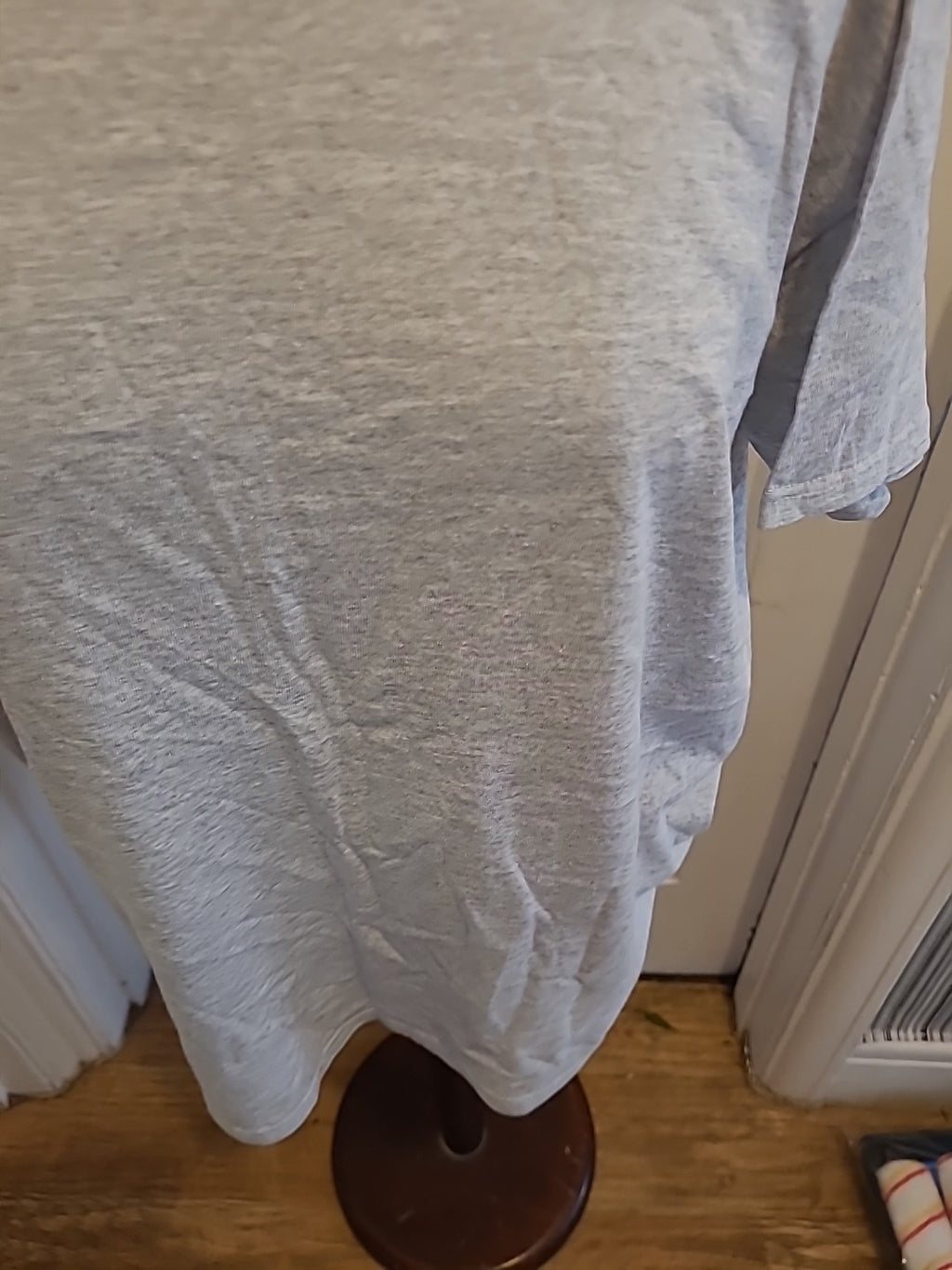 Mens Fruits Of The Loom Size XL Grey Short Sleeved Tshirt