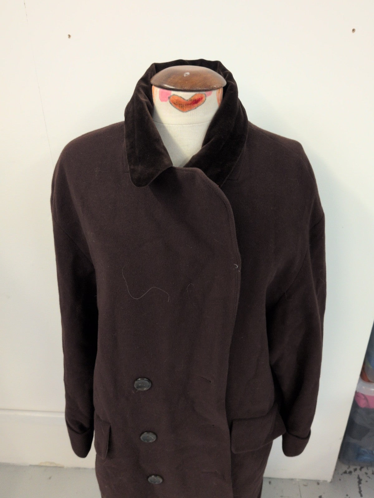 Steilmann 14 Brown Long Length Lined Jacket