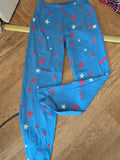 Marks And Spencer Small Blue Star Elasticated Pyjama Bottoms