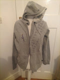 Mens Primark Size XL Grey Parrot Hoodie