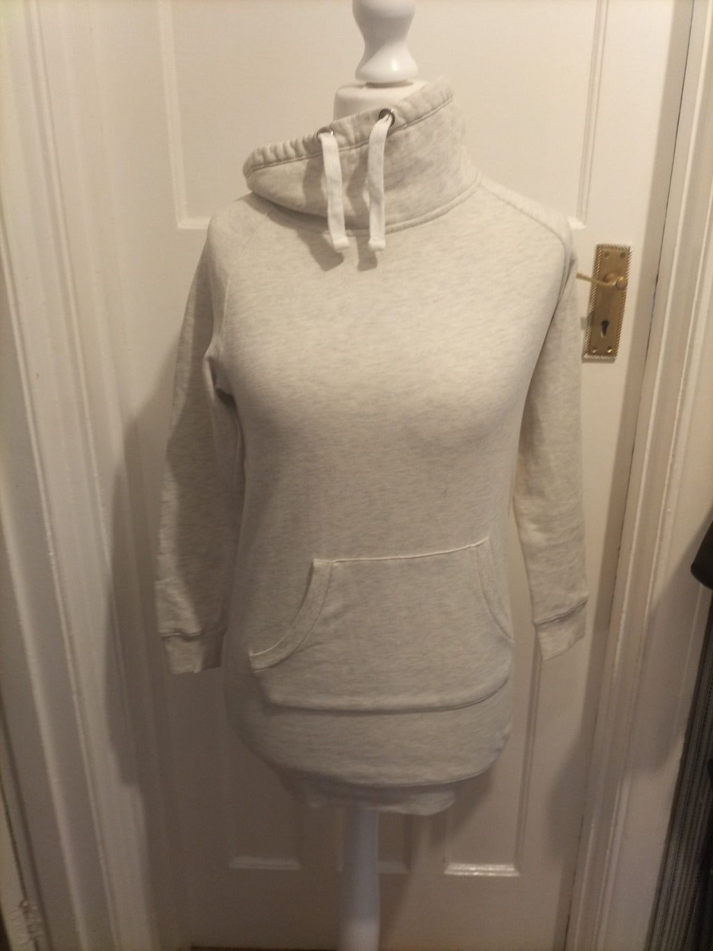 Ladies peacocks 8 grey long sleeve jumper