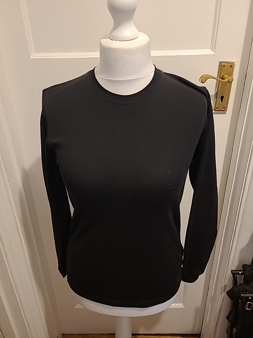 Mens Campri Size Medium Black Base Layer