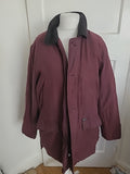 Mens Douglas Size 40" Purple Padded Lined Coat