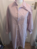 H&M Small Pale Purple Long Sleeve Shirt Dress