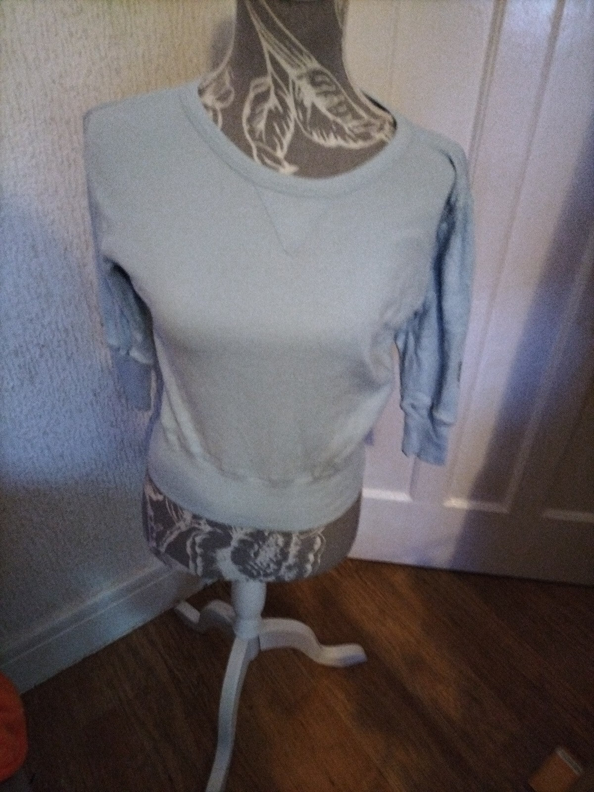 Ladies Chillipepper Size Small Pale Blue Jumper