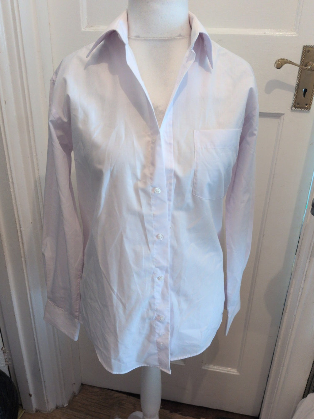 Primark 14.5 White Long Sleeve Shirt