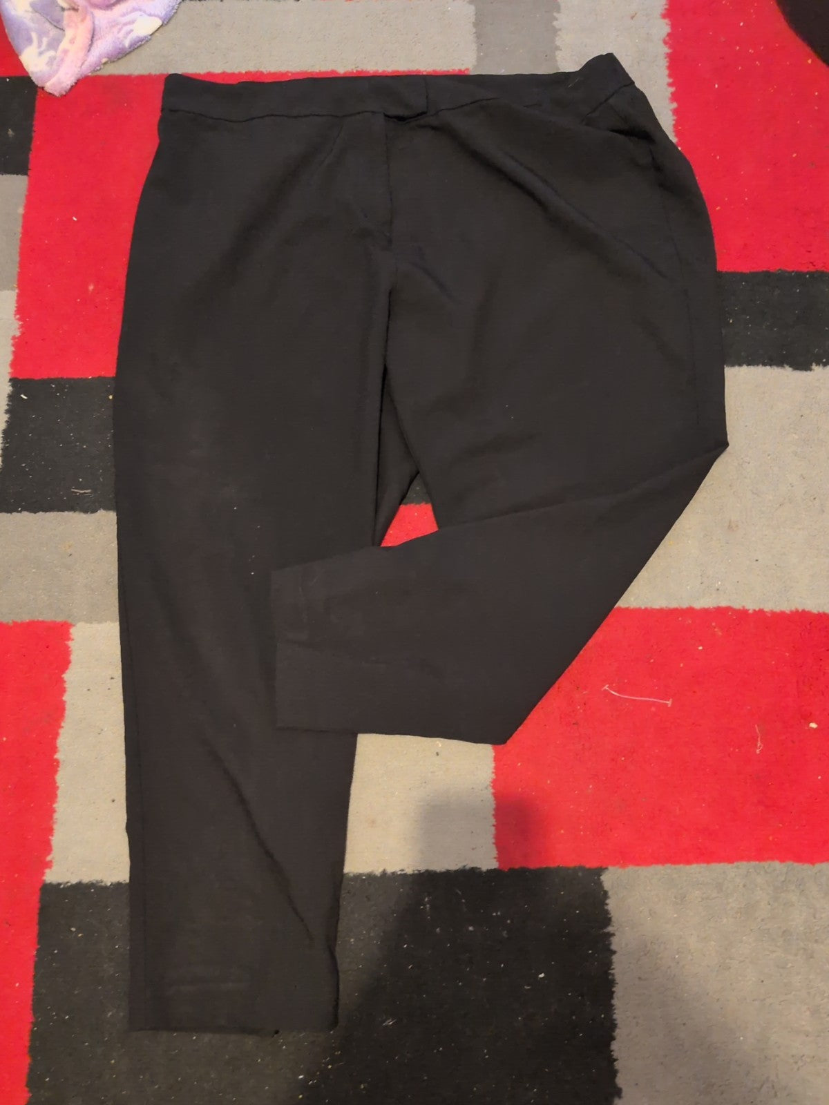 George 24 Black Smart Trousers