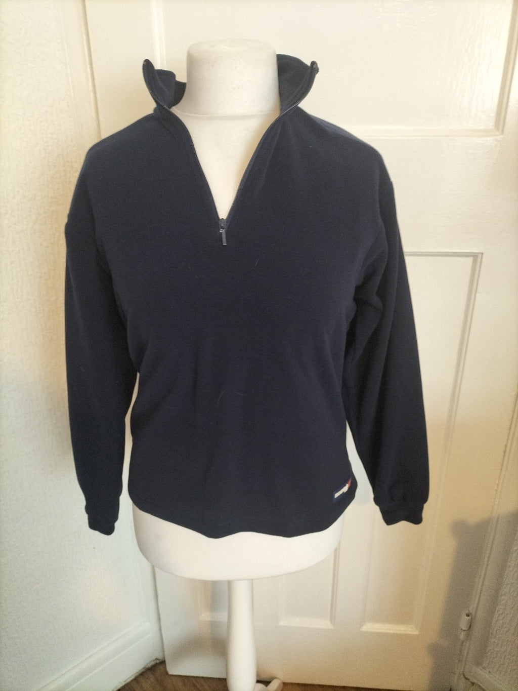 Mens Mountain Range Black Long Sleeve Jumper