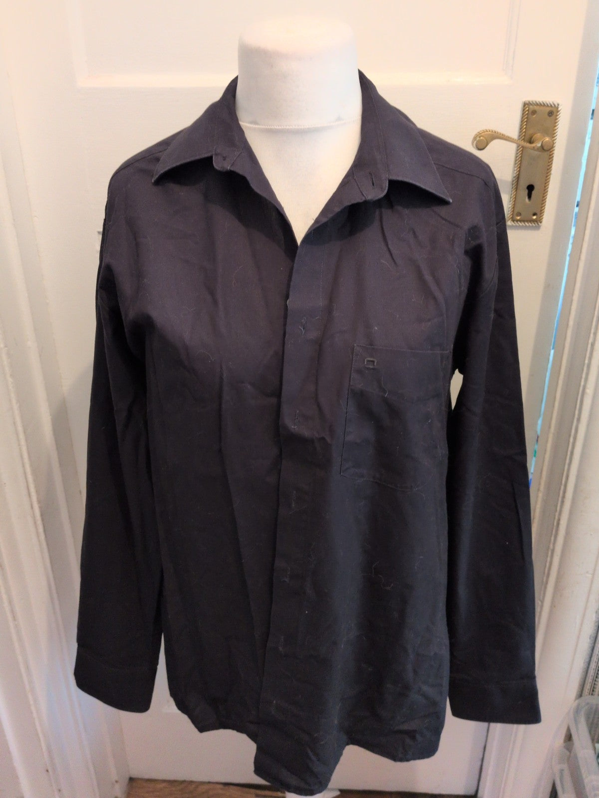 Olymp 16" Regular Fir Black Long Sleeve Shirt