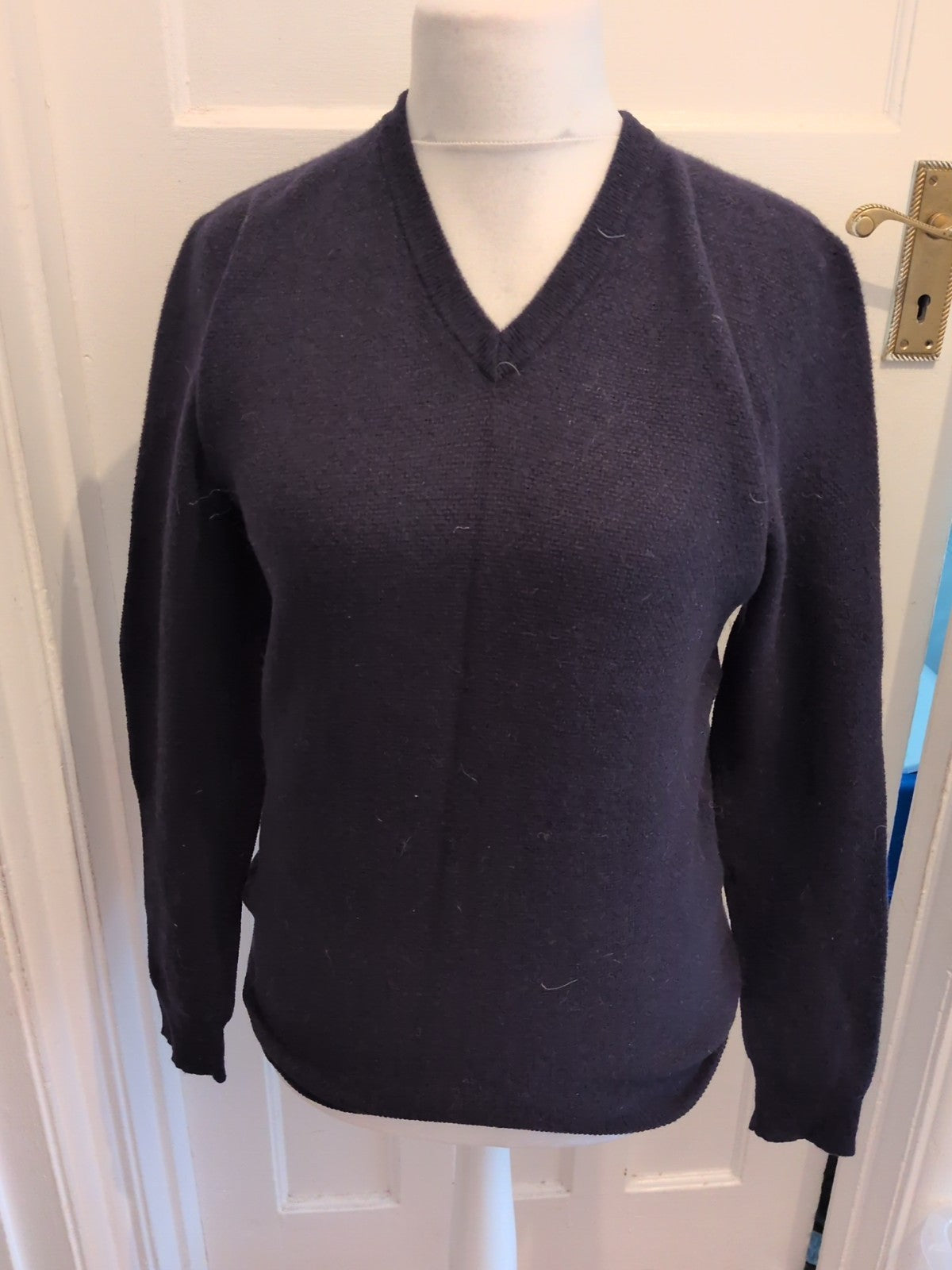 Hammond And Co Small Navy V Neck Pullover Jumper