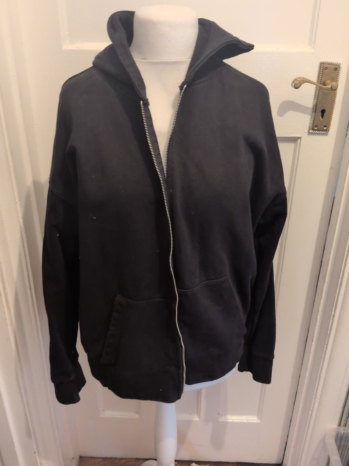 Menace Medium Black Full Zip Hoodie