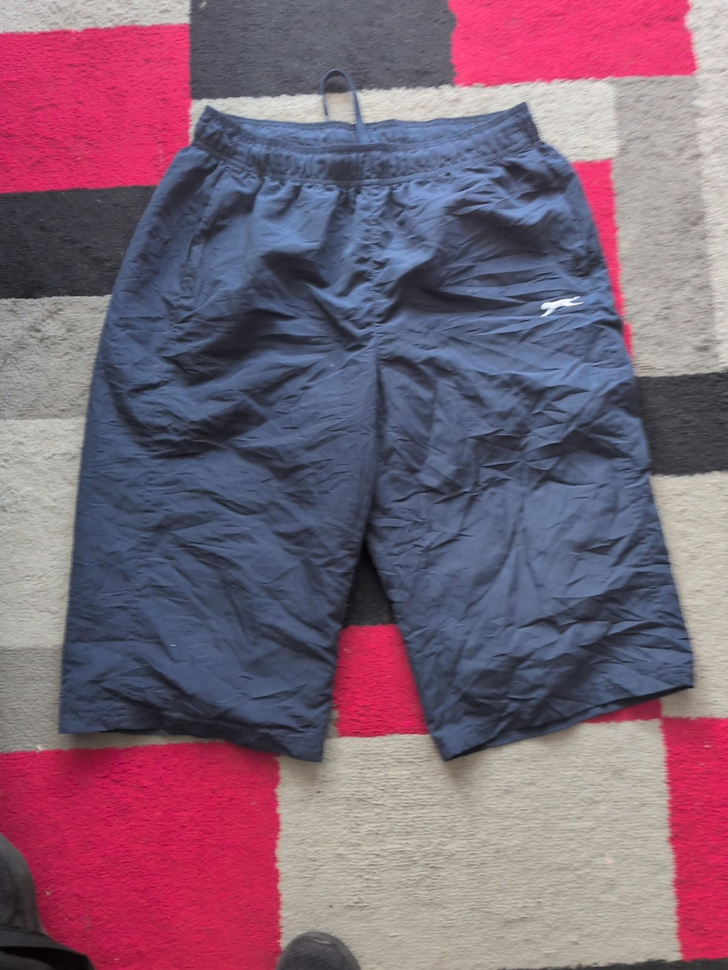 Slazenger XL Dark Navy Elasticated Swim Shorts