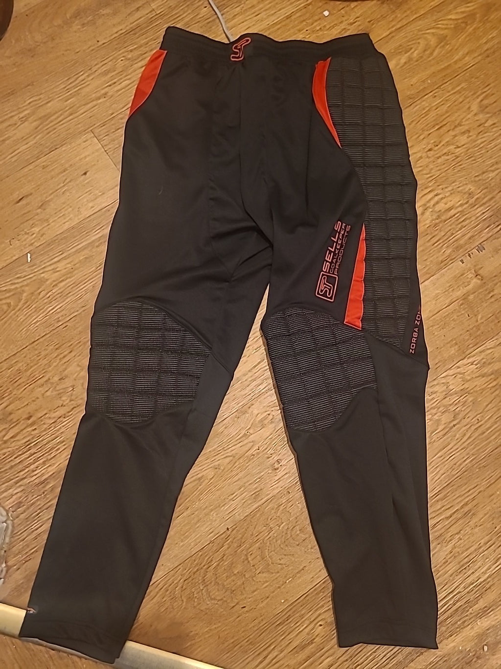 Mens Sells Size 2XL Black And Red Padded Trousers