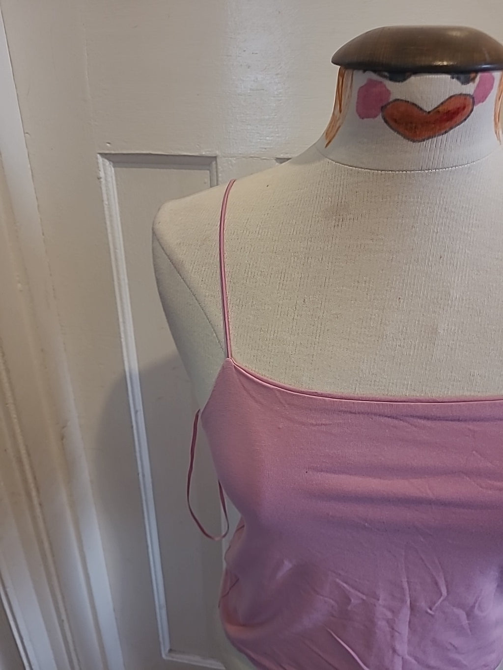Ladies Primark Size 12-14 Pink Sleeveless Tshirt