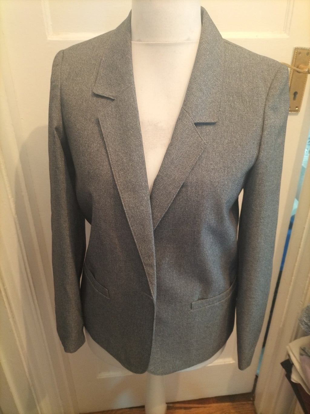 St Michael 12 Grey Lined Blazer Immaculate
