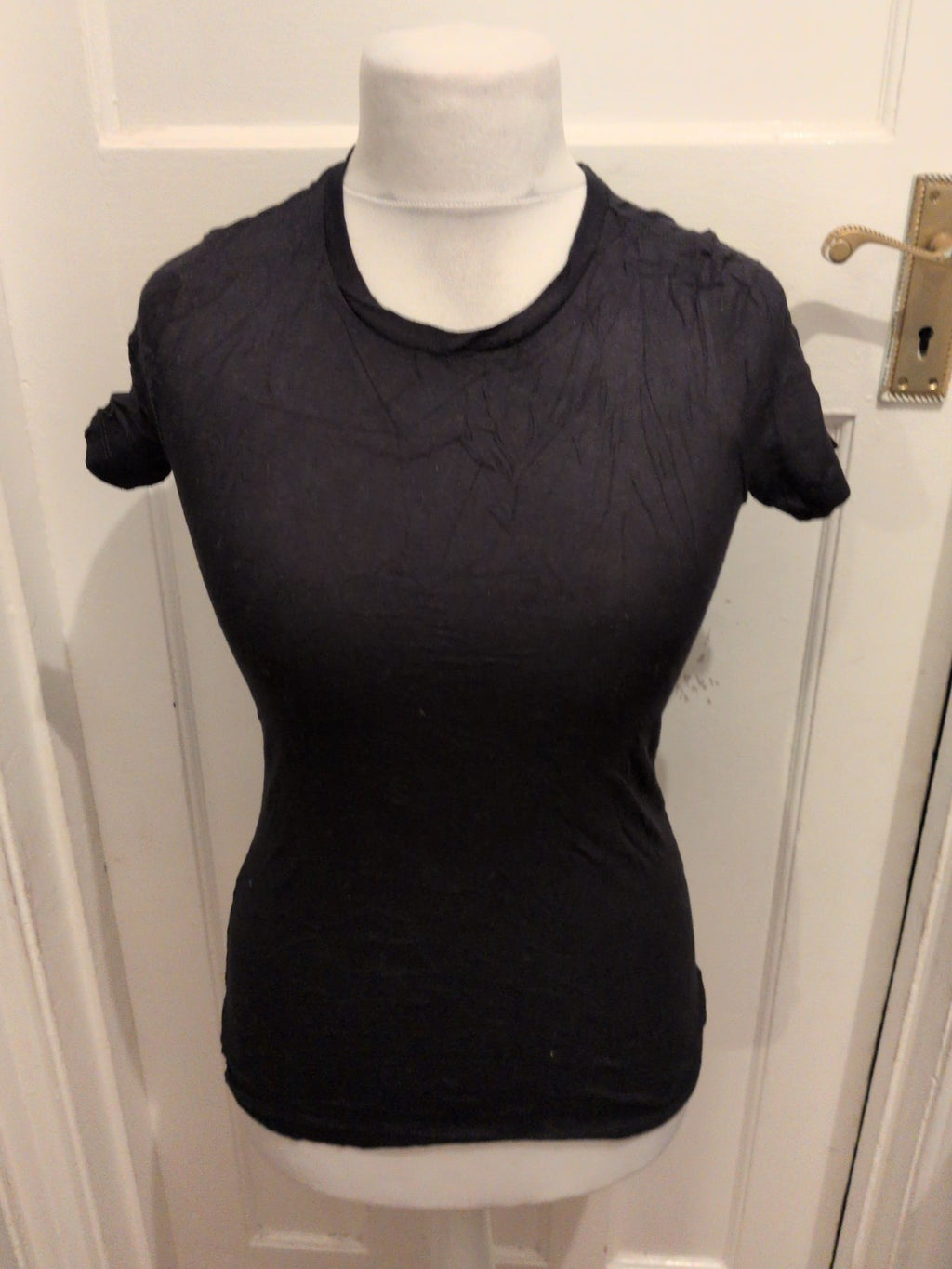 Bella Medium Coffee 1 Black T-shirt
