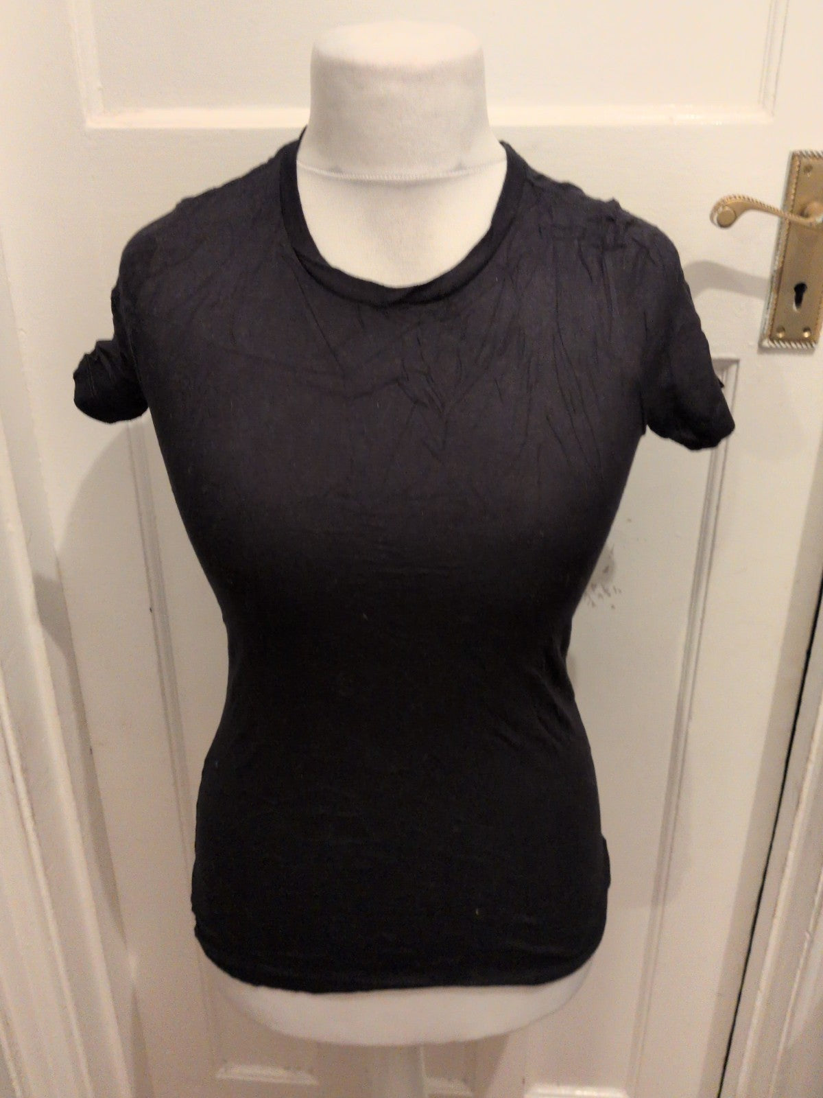 Bella Medium Coffee 1 Black T-shirt
