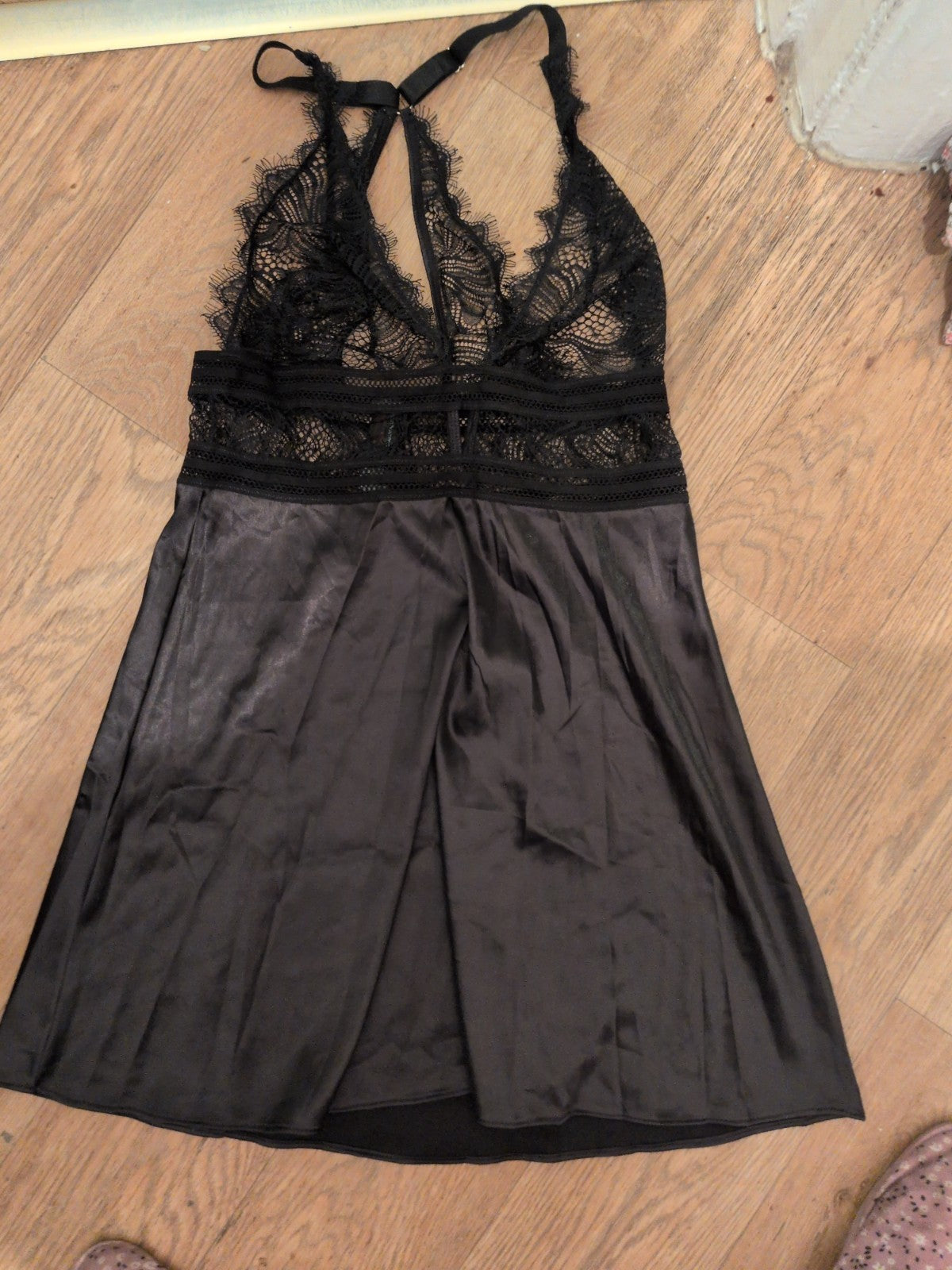 Ann Summers Small Black Sleeveless Night Dress