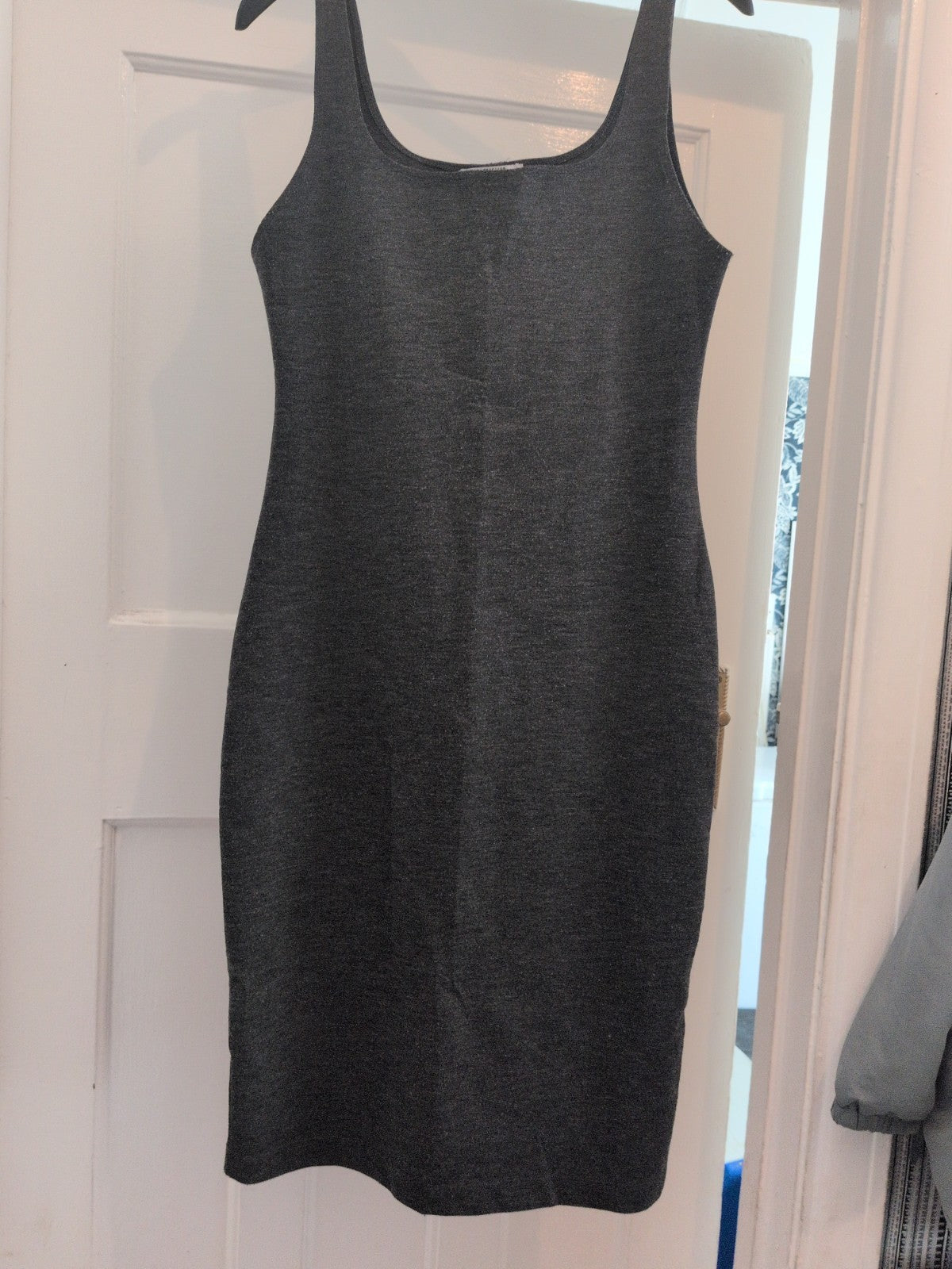 Zara Trafaluc Large Grey Sleeveless Dress