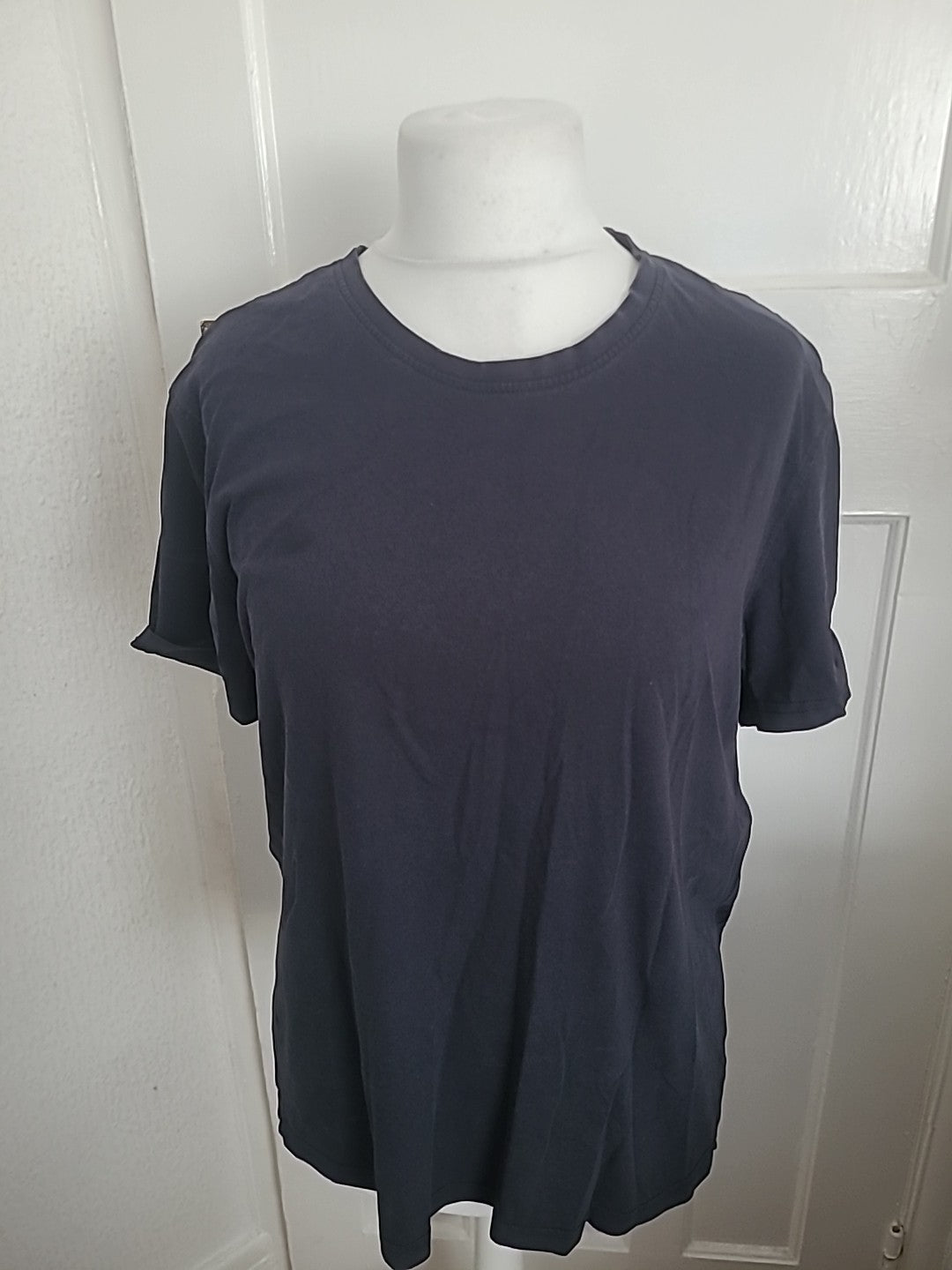 Mens XL Navy Short Sleeved Plain Tshirt