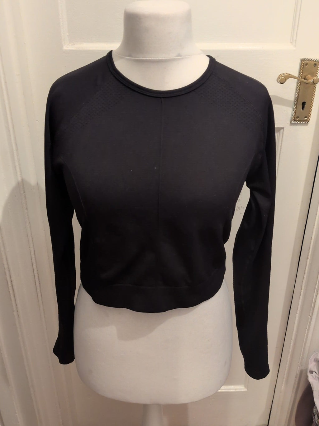 Workout Large Black Long Sleeve T-shirt