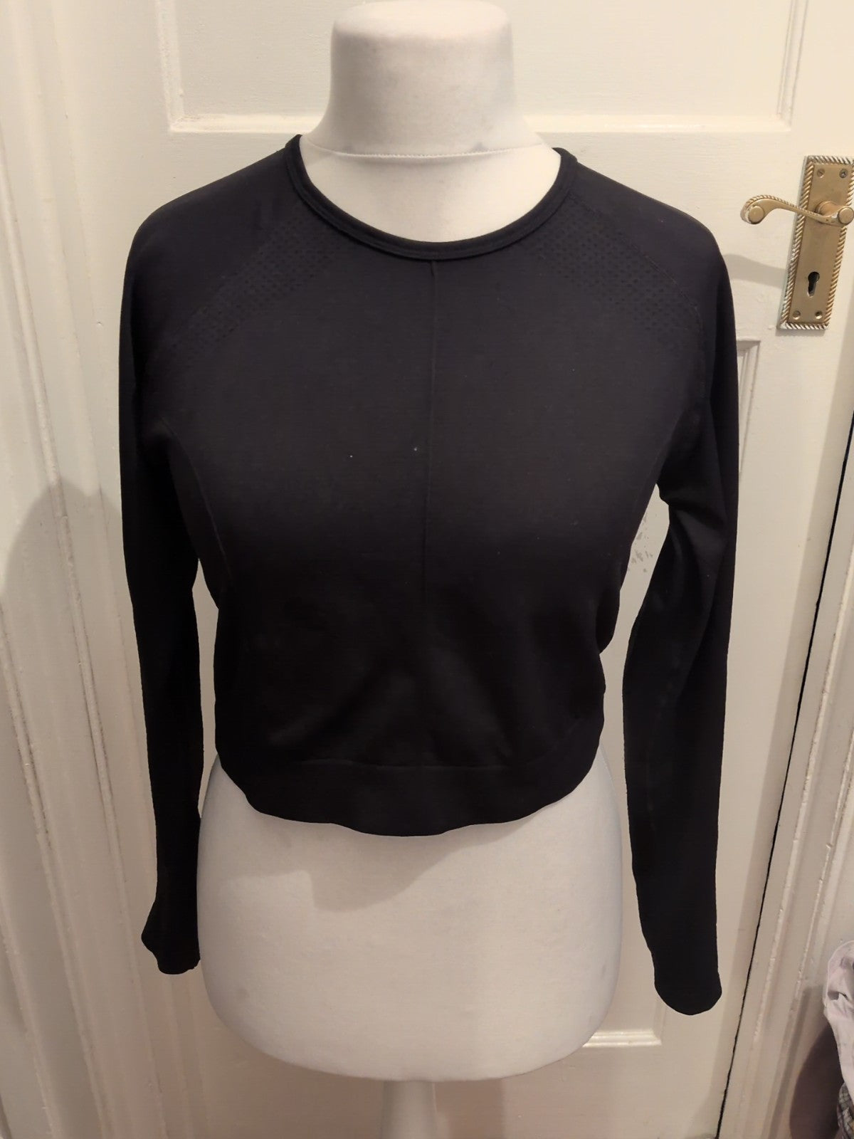 Workout Large Black Long Sleeve T-shirt