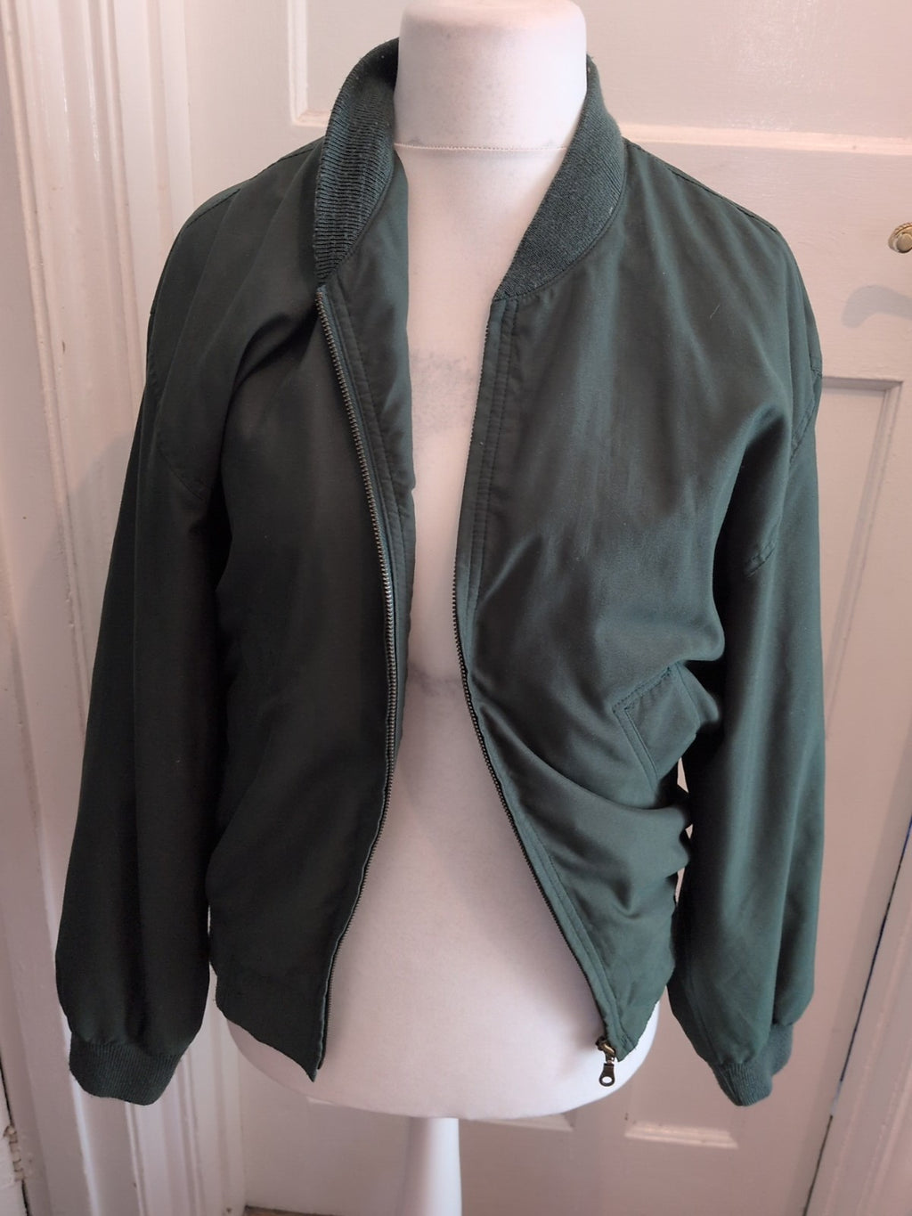 Marks And Spencer Large Green Bomber Jacket