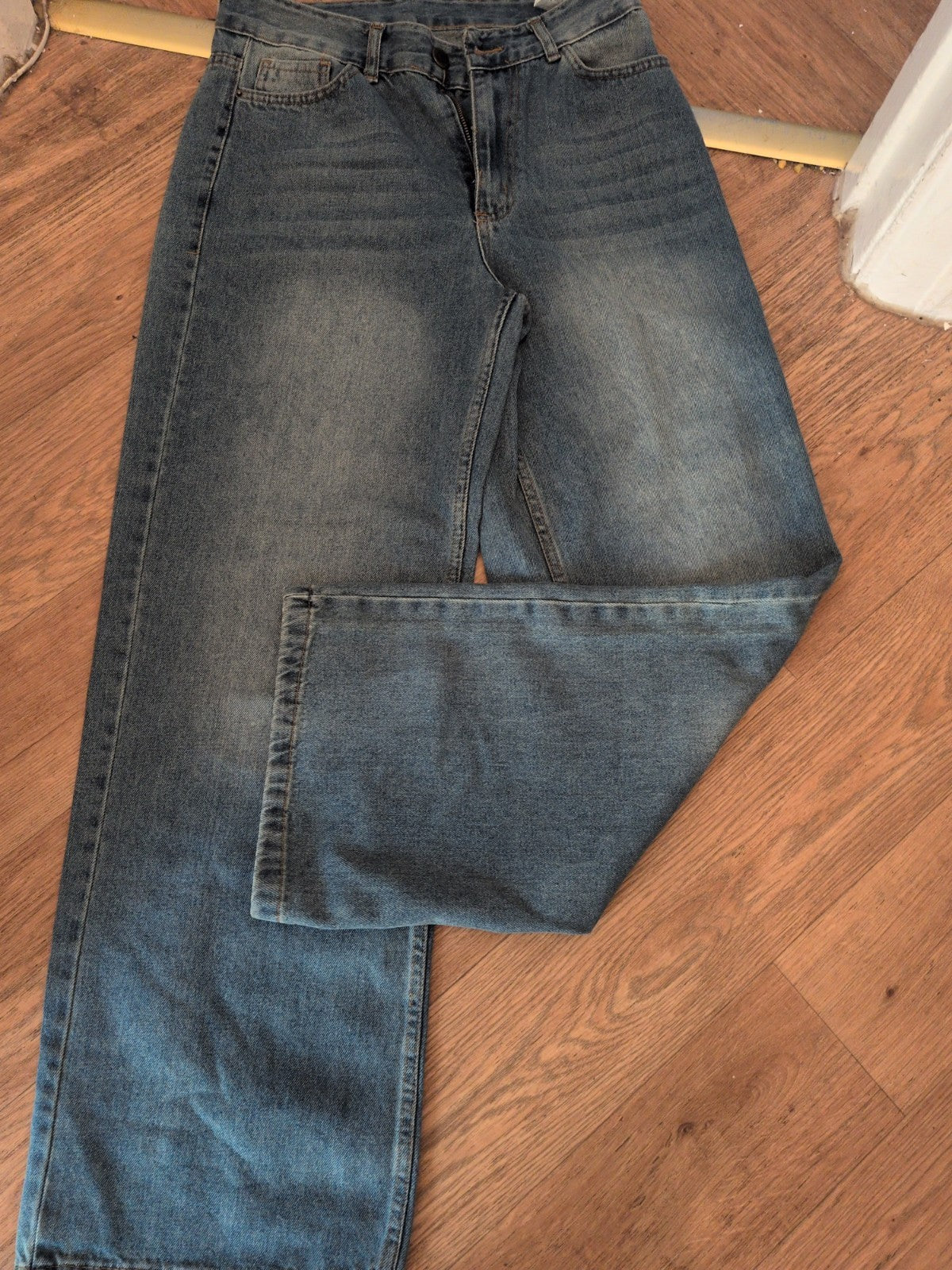 Ladies Size 14 Wide Leg Denim Jeans