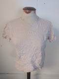 Ladies H&M Size Small Pale Light Pink Short Sleeve T-shirt
