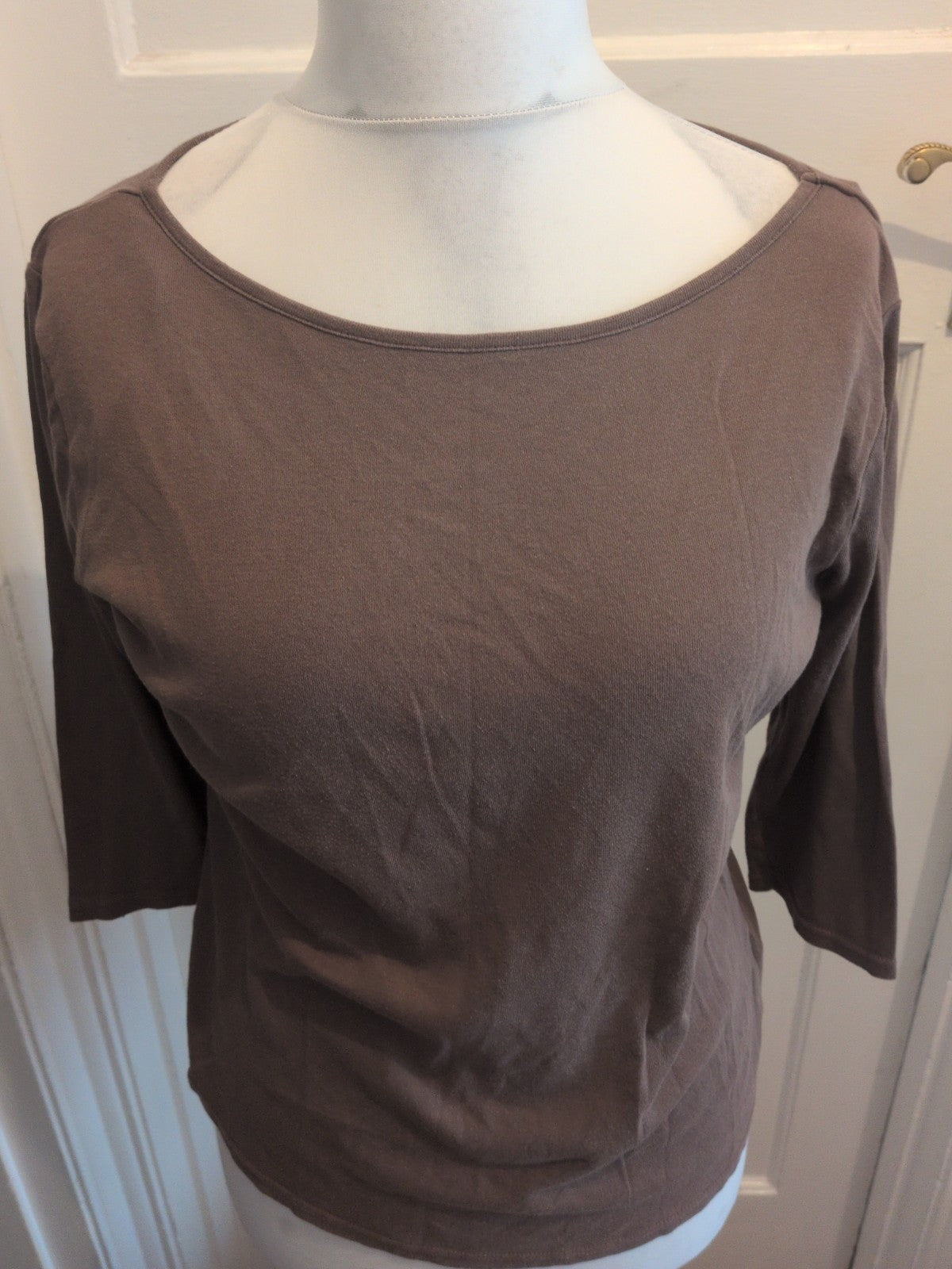 Dorothy Perkins 16 Brown Long Sleeve T-shirt