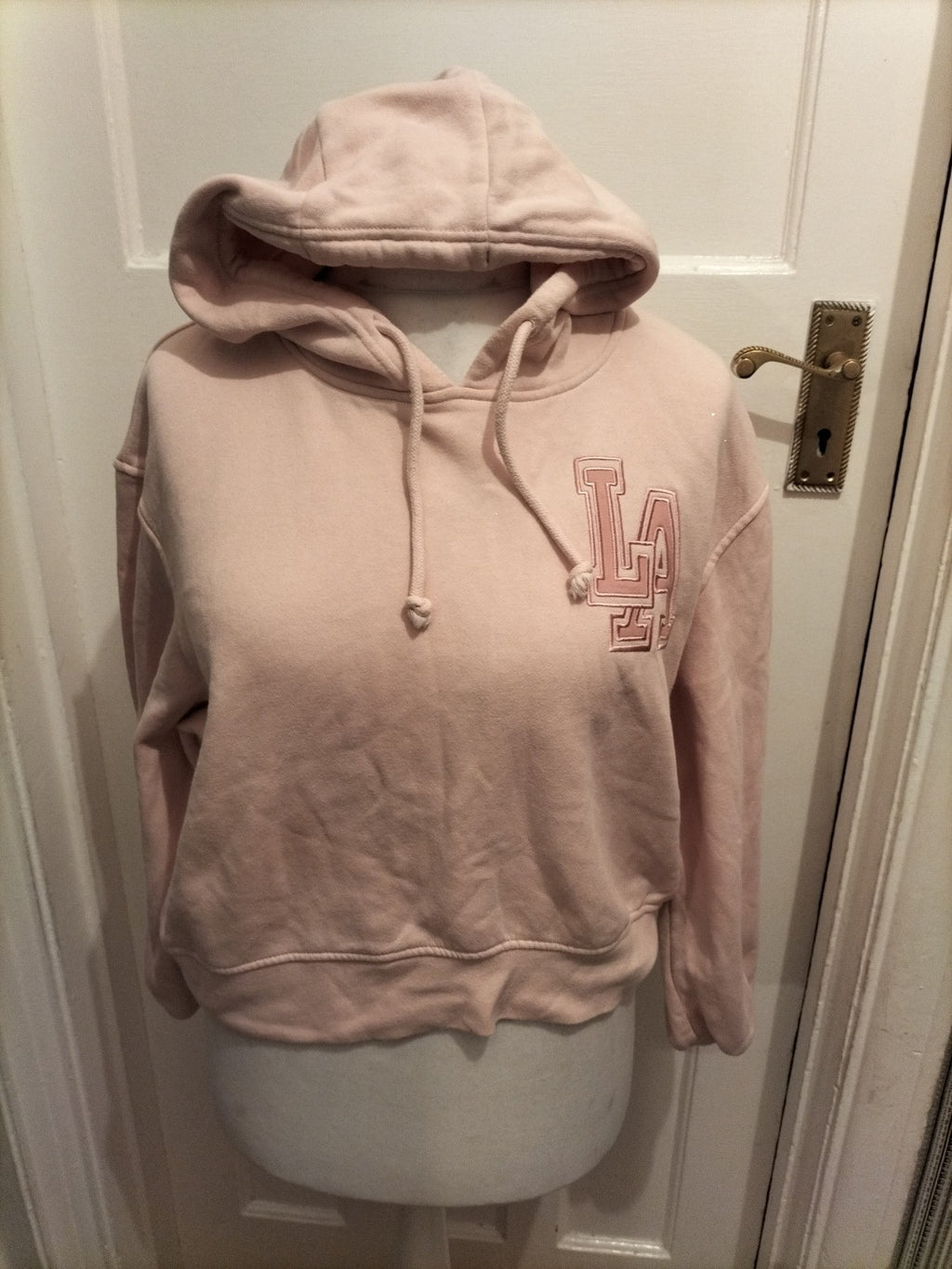 Ladies Primark Size 10-13 Baby Pink Pullover Hoodie