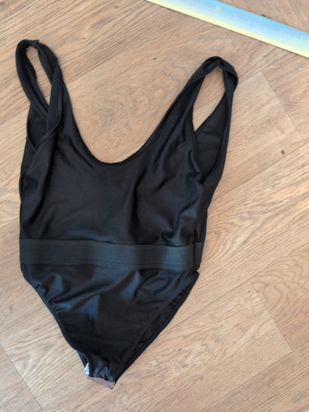 Brand New Prettylittlething 10 Black Sleeveless Bodysuit