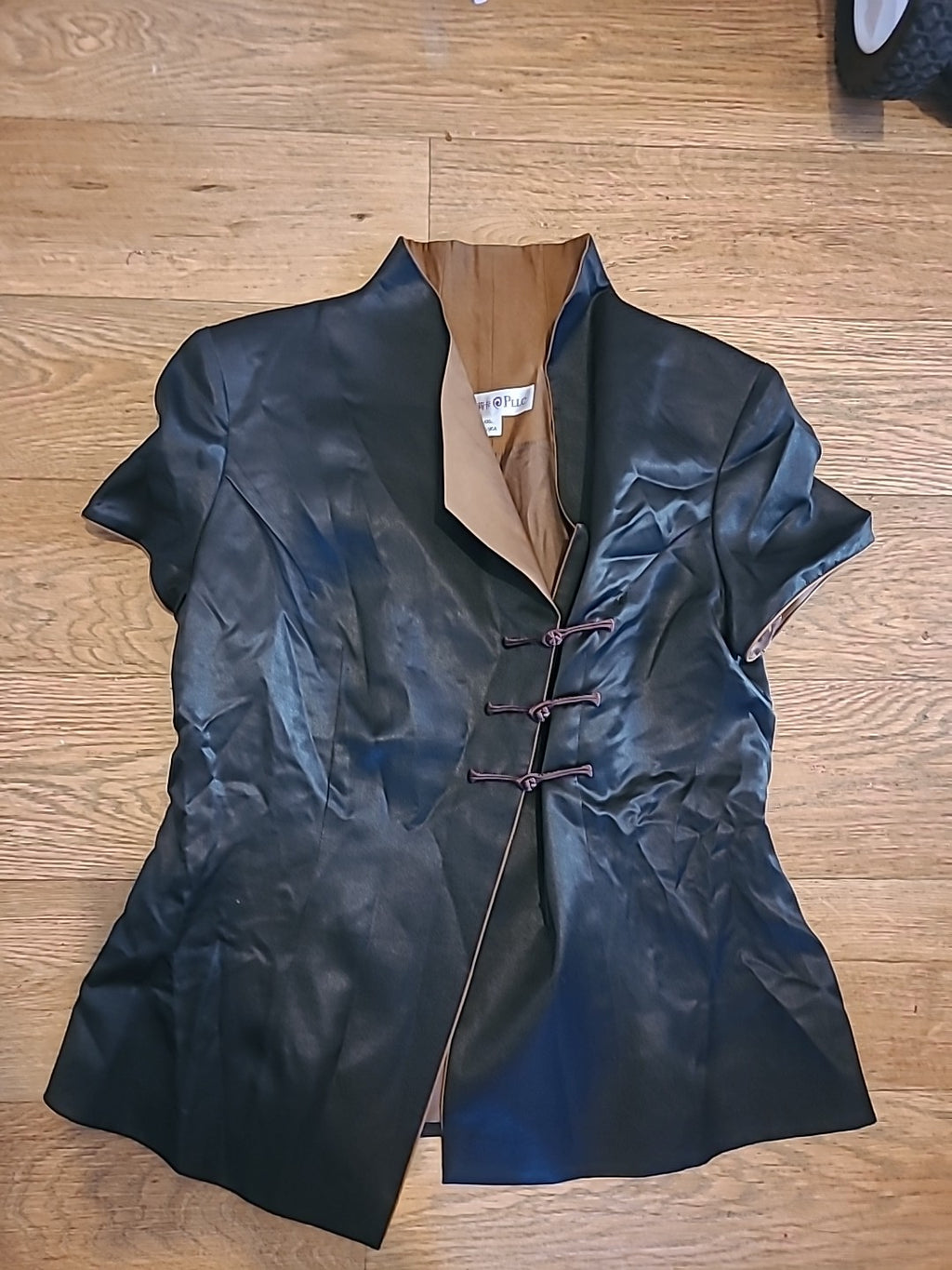 Ladies Pllc Size 2XL Black Lined Blouse