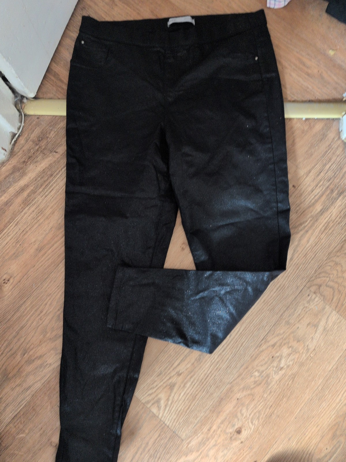 George 16 Black Sparkle Shiny Jegging