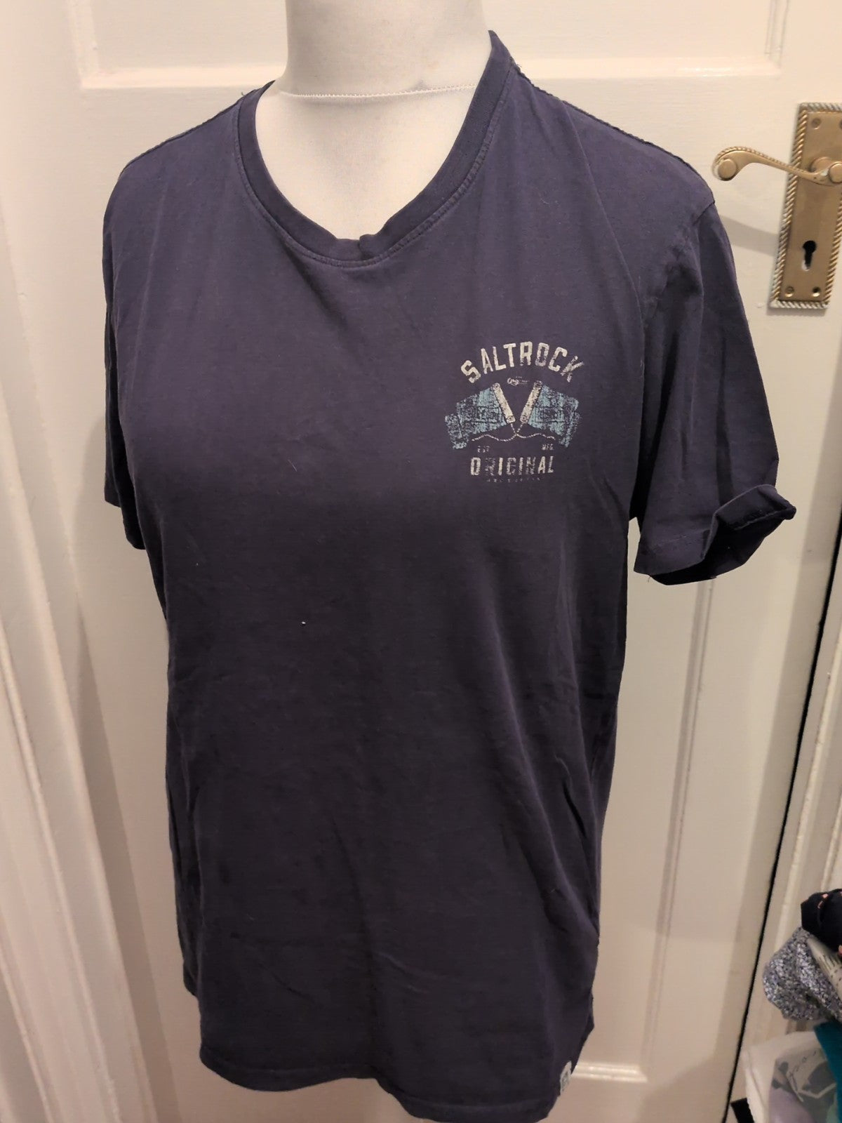 Saltrock XL Navy Print Original Short Sleeve T-shirt