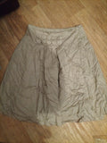 Ladies Marks And Spencer Size 14 Light Buff Long Skirt