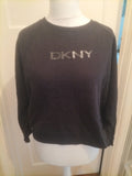 Mens Dkny Sport Size M Black Sweatshirt