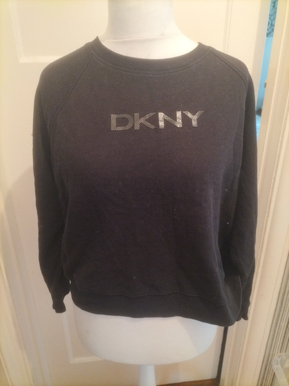 Mens Dkny Sport Size M Black Sweatshirt