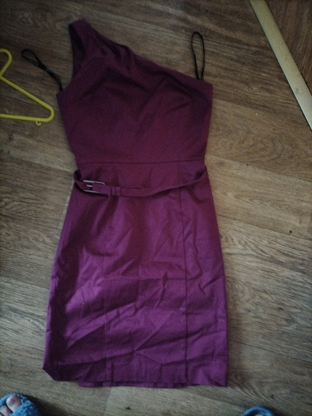 Ladies Warehouse Size 10 Purple Cold Shoulder Dress