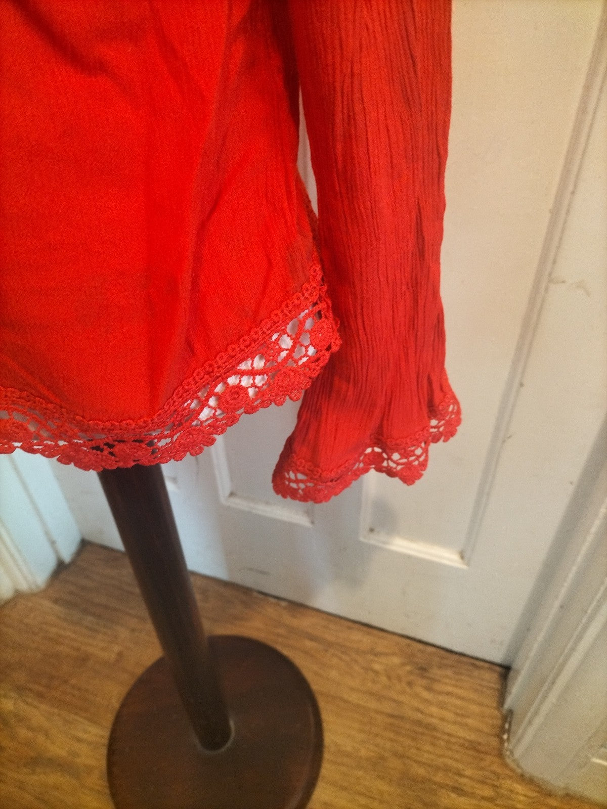 Ladies Red Top Size 6 H&M