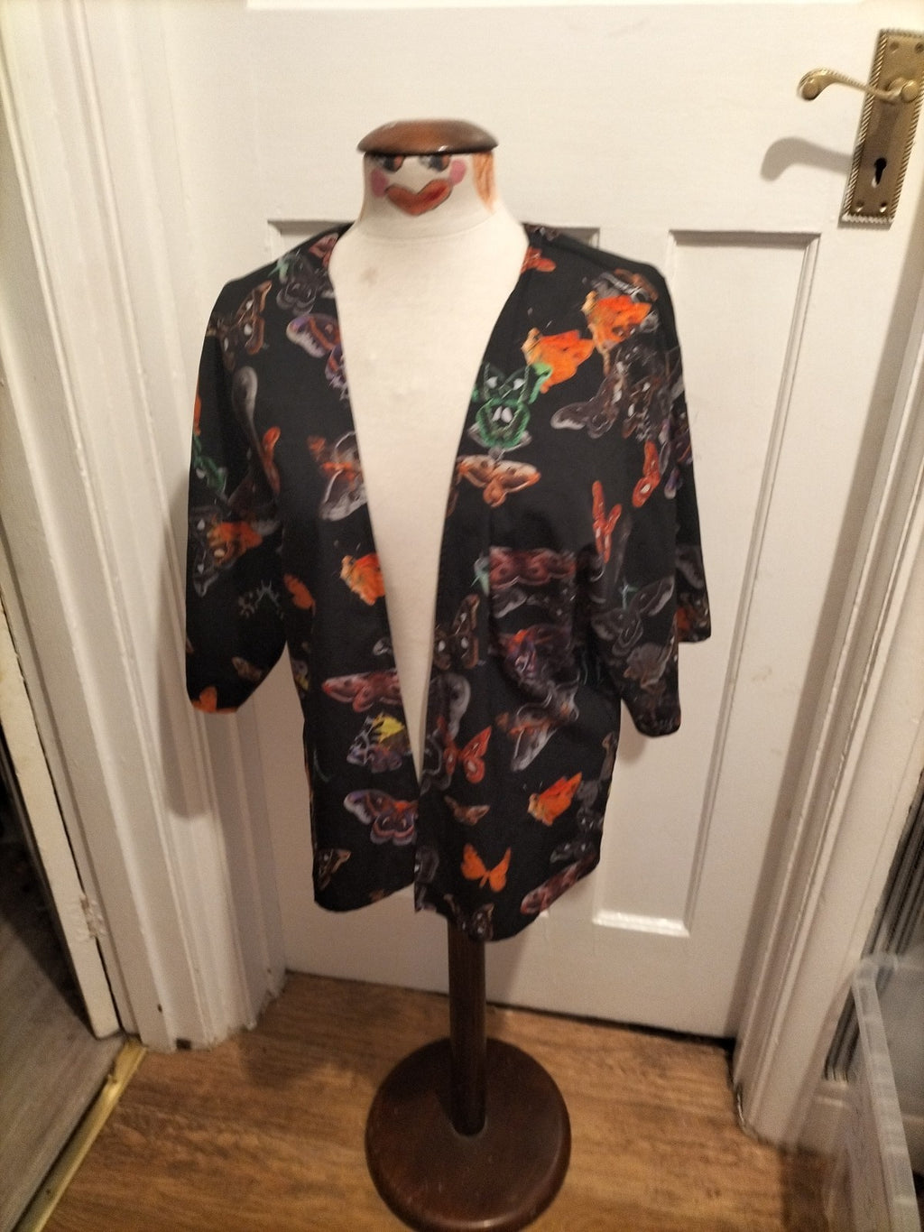 Ladies Topshop Size 6 Multi Coloured Floral Cardigan